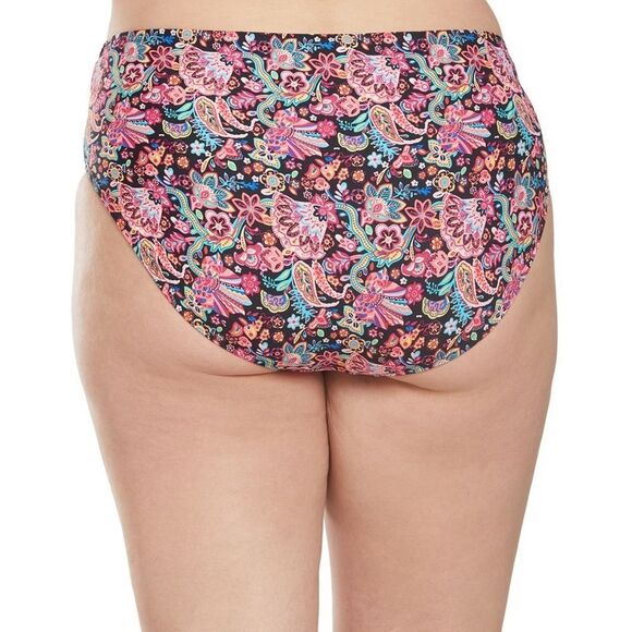 Sunsets Curve London Calling Shoreline Shirred Bikini Swim Bottom Plus Size 26 - Picture 7 of 9